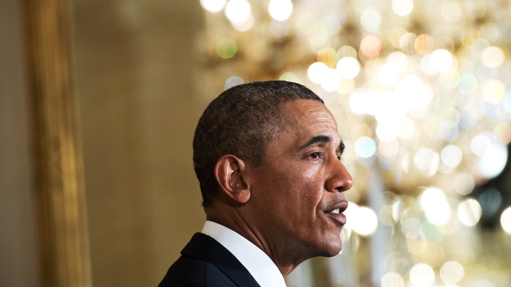 Barack Obama speaks about extending emergency unemployment benefits in the East Room of the White House in Washington on January 7, 2014.