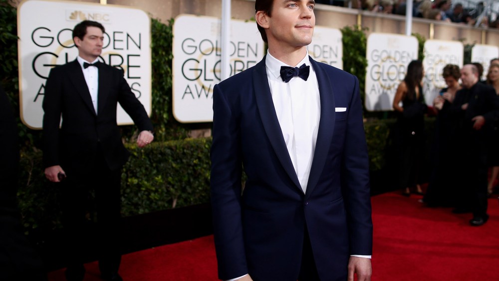 Matt Bomer speaks onstage during the 72nd Annual Golden Globe Awards at The Beverly Hilton Hotel on Jan. 11, 2015 in Beverly Hills, Calif.