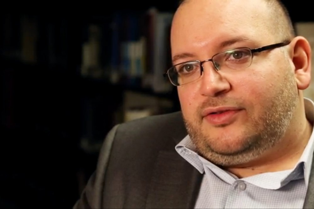 Jason Rezaian at The Washington Post in Washington, DC on Nov. 6, 2013. (Photo by Zoeann Murphy/The Washington Post/Getty)