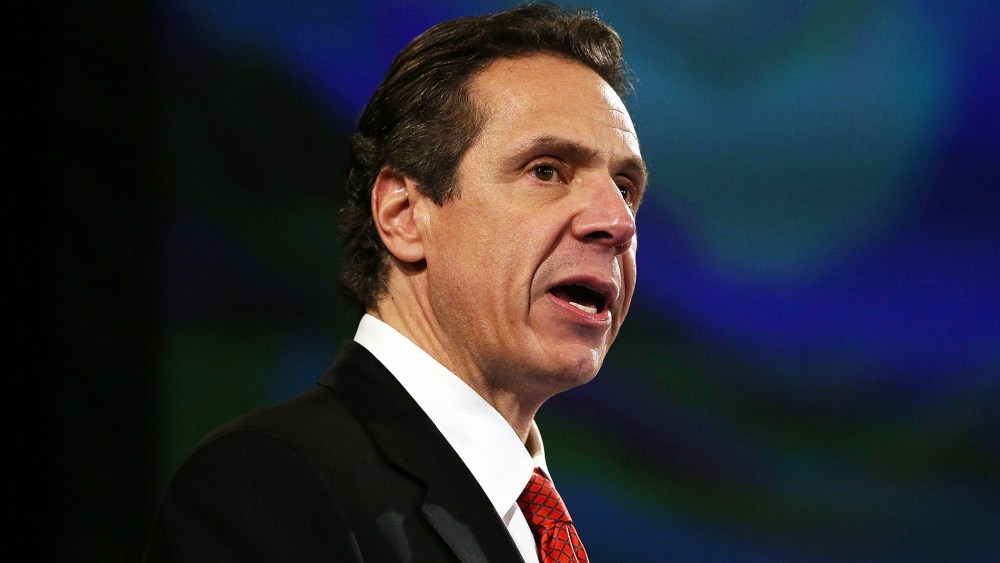 New York State Governor Andrew Cuomo gives fourth State of the State address on Jan. 8, 2014 in Albany, N.Y.
