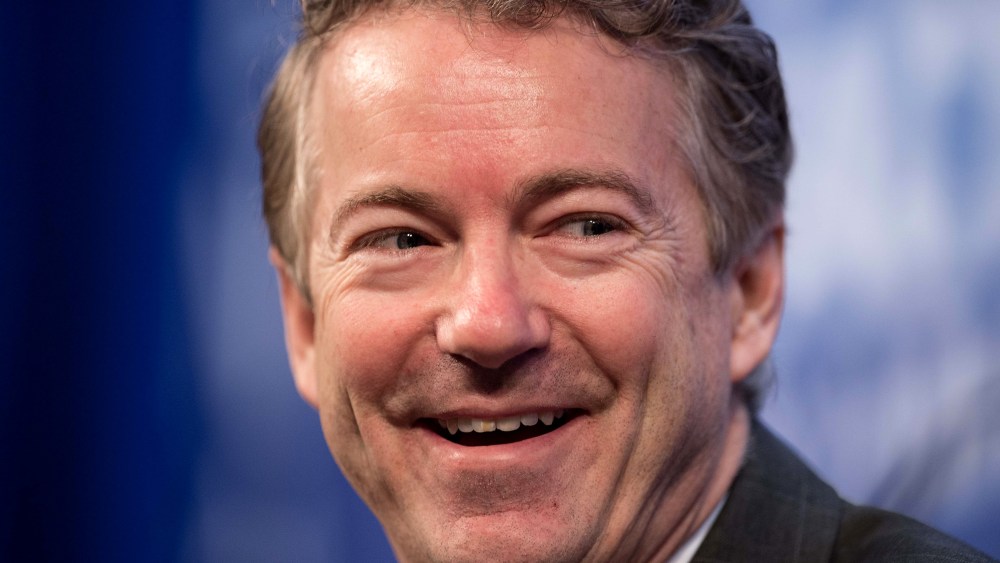 US Republican Senator from Kentucky Rand Paul addresses the 2015 Conservative Policy Summit at the Heritage Foundation in Washington on Jan. 13, 2015. (Photo by Nicholas Kamm/AFP/Getty)