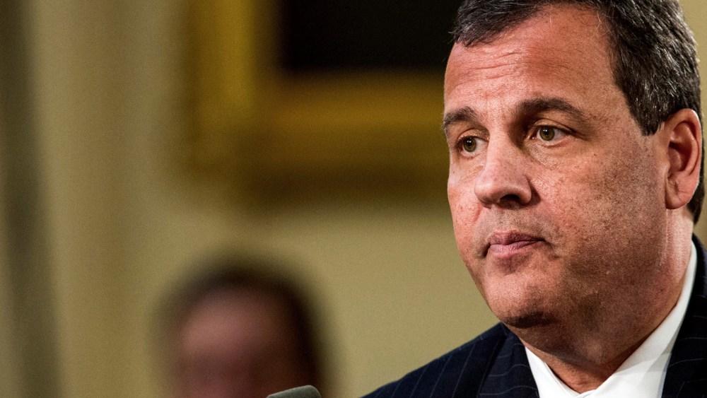 New Jersey Governor Chris Christie gives the annual State of the State address on Jan. 13, 2015 in Trenton, N.J.