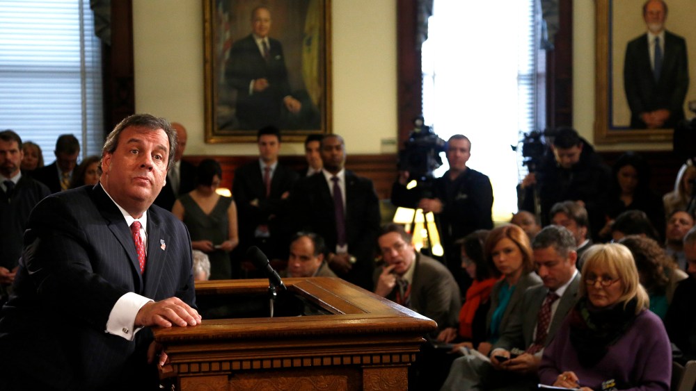 New Jersey Governor Chris Christie Holds News Conference To Address Traffic Scandal