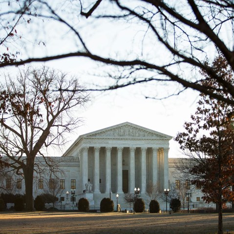 A view of the Supreme Court, Jan. 16, 2015 in Washington, D.C. (Photo by Drew Angerer/Getty)