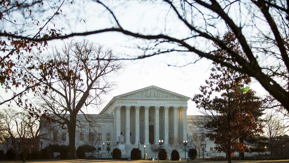 A view of the Supreme Court, Jan. 16, 2015 in Washington, D.C. (Photo by Drew Angerer/Getty)