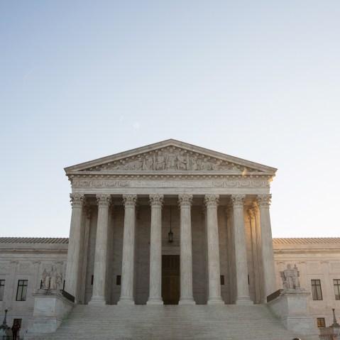 A view of the Supreme Court, Jan. 16, 2015 in Washington, D.C. (Photo by Drew Angerer/Getty)