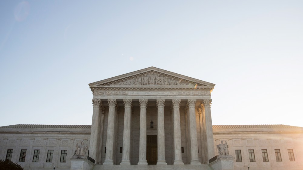 A view of the Supreme Court, Jan. 16, 2015 in Washington, D.C. (Photo by Drew Angerer/Getty)
