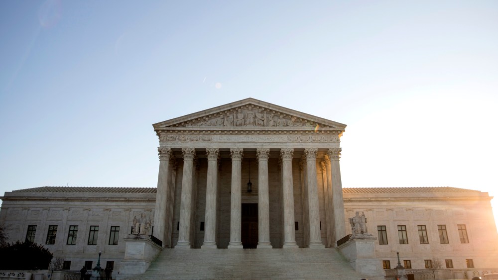 A view of the Supreme Court, Jan. 16, 2015 in Washington, DC. (Photo by Drew Angerer/Getty)