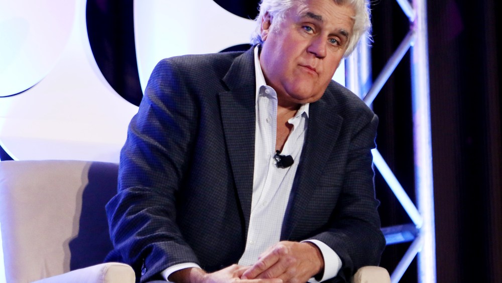 Jay Leno on Jan. 21, 2015 in Miami Beach, Fla. (Photo by Alexander Tamargo/Getty)