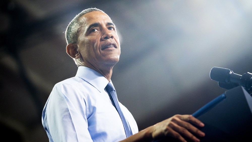 President Barack Obama speaks at the University of Kansas in Lawrence, Kansas, Jan. 22, 2015. (Photo by Saul Loeb/AFP/Getty)
