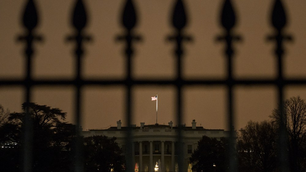 The south side of the White House is seen Jan. 26, 2015 in Washington, D.C. (Photo by Brendan Smialowski/AFP/Getty)