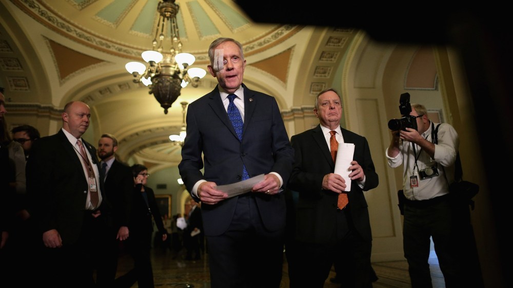 Image: Senate GOP And Democrats Hold Weekly Policy Luncheons