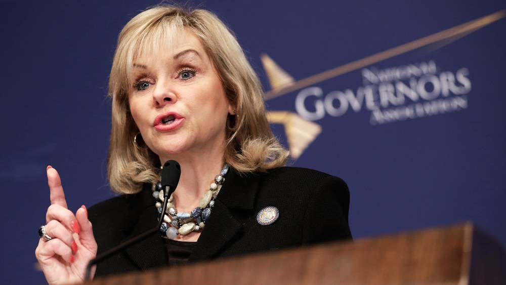 Oklahoma Gov. Mary Fallin speaks at the National Press Club, Jan. 15, 2014.