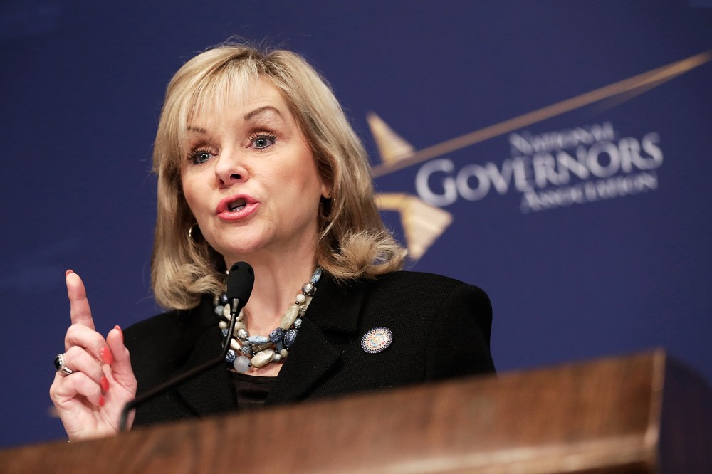 Oklahoma Gov. Mary Fallin speaks at the National Press Club, Jan. 15, 2014.