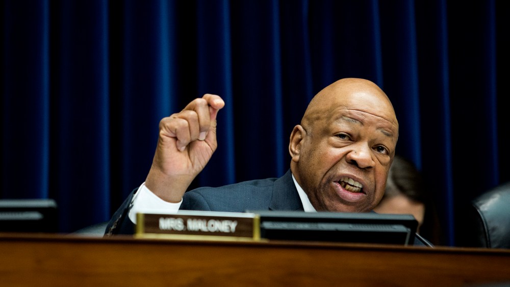 Rep. Elijah Cummings (D-MD) during a hearing on Capitol Hill, on Jan. 16, 2014 in Washington, DC.