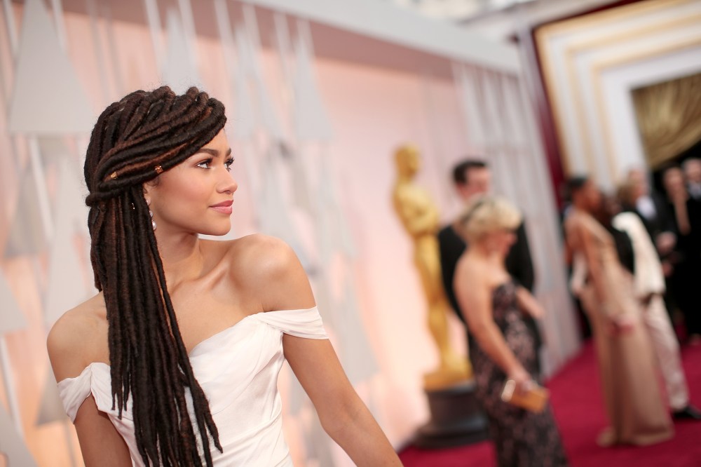Actress Zendaya attends the 87th Annual Academy Awards at Hollywood & Highland Center on Feb. 22, 2015 in Hollywood, Calif. (Photo by Christopher Polk/Getty)