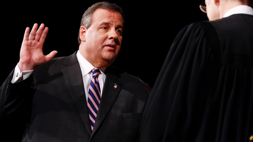 Chris Christie Sworn In For Second Term As Governor Of New Jersey