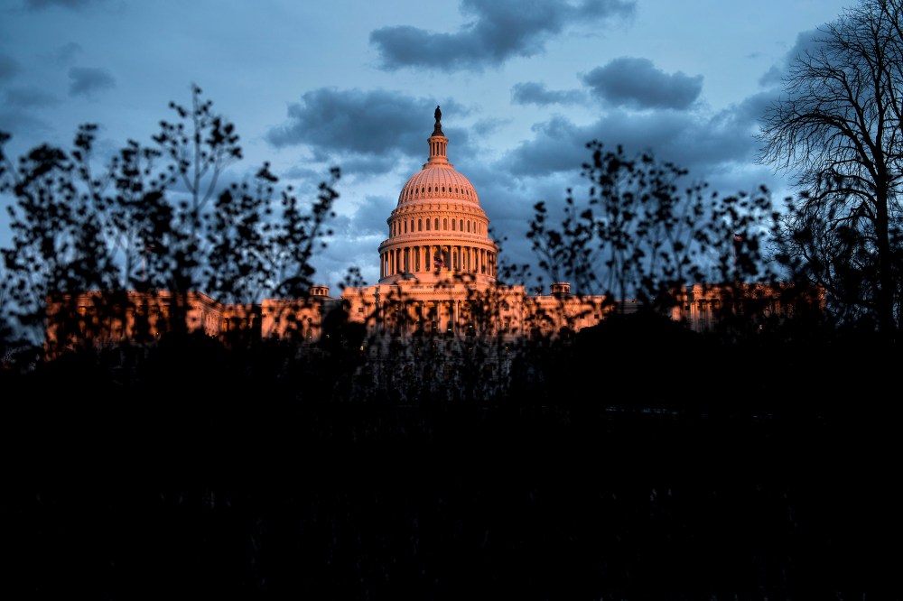 A view of the US Capitol on Jan. 27, 2014 in Washington, D.C.