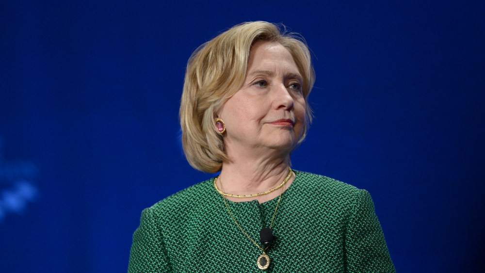 Former US Secretary of State and US Senator Hillary Clinton speaks at the 2015 Meeting of Clinton Global Initiative University at University of Miami on March 7, 2015 in Miami, Fl. (Photo by Rodrigo Varela/Getty)