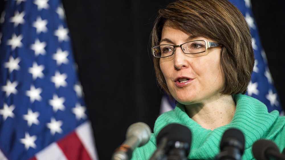 Cathy McMorris Rodgers (R-Wash.) speaks during a press conference, Jan. 30, 2014, in Cambridge, Md.