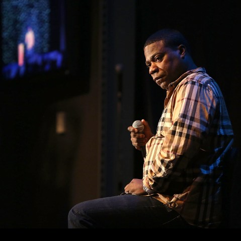 Tracy Morgan performs at Mount Airy Casino Resort, Feb. 1, 2014 in Mt. Pocono, Pennsylvania. (Photo by Bill McCay/Getty)