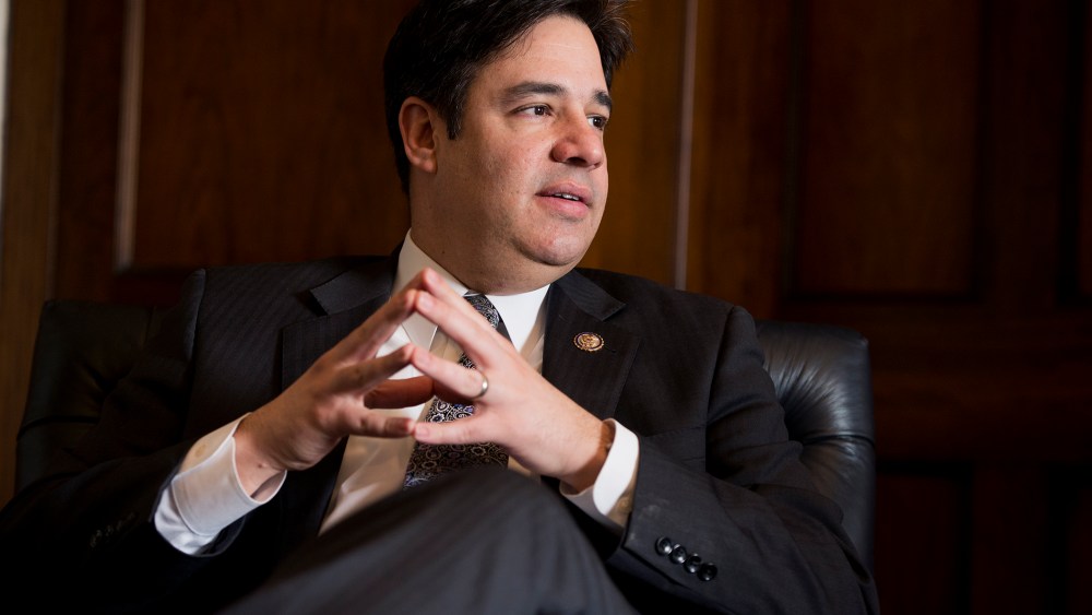 Rep. Raul Labrador, R-Idaho, sits in his office during an interview, Feb. 4, 2014, in Washington, D.C.