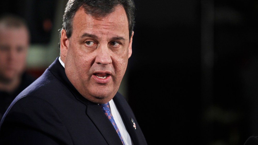 New Jersey Gov. Chris Christie speaks during a press conference on Feb. 4, 2014 in Keansburg, N.J.