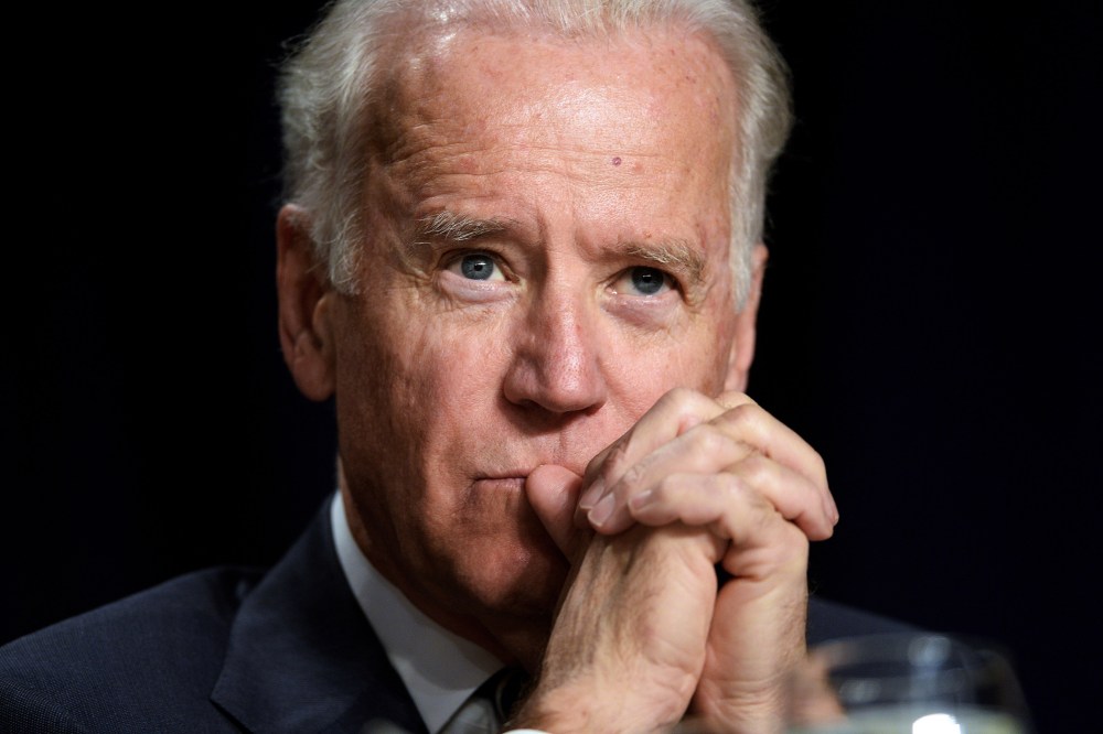 Joe Biden attends the National Prayer Breakfast at the Washington Hilton February 6, 2014.