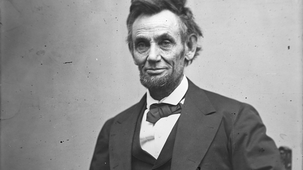 In this image from the U.S. Library of Congress, U.S. President Abraham Lincoln sits for a portrait on Feb. 5, 1865. (Photo by Alexander Gardner/U.S. Library of Congress/Getty)
