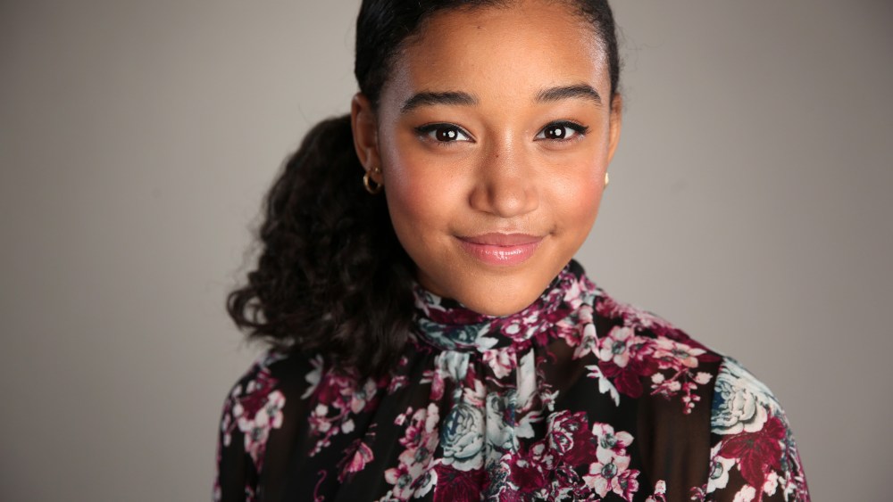 Actress Amandla Stenberg poses for a portrait during an event on April 2, 2015 in Pasadena, Calif. (Photo by Christopher Polk/NBC/NBCU Photo Bank/Getty)
