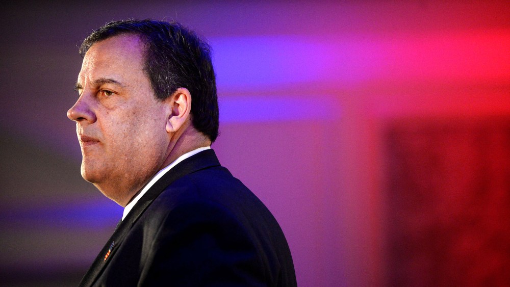 New Jersey Governor Chris Christie speaks at an event on May 1, 2015 in McLean, Va. (Photo by Olivier Douliery/Getty)