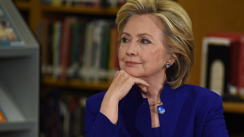 Democratic presidential candidate and former U.S. Secretary of State Hillary Clinton speaks at Rancho High School on May 5, 2015 in Las Vegas, Nev. (Photo by Ethan Miller/Getty)