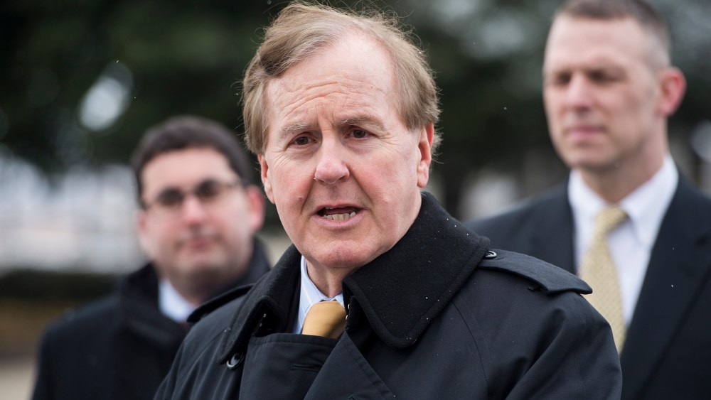 Rep. Robert Pittenger, R-N.C., speaks during a news conference on Feb. 26, 2014.