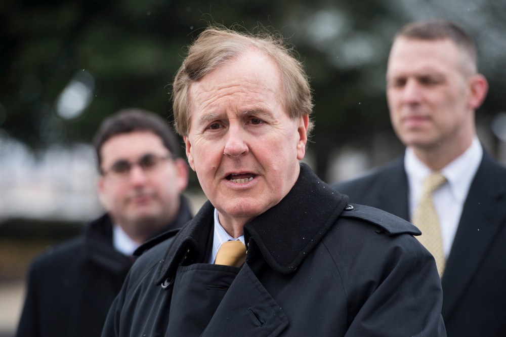 Rep. Robert Pittenger, R-N.C., speaks during a news conference on Feb. 26, 2014.