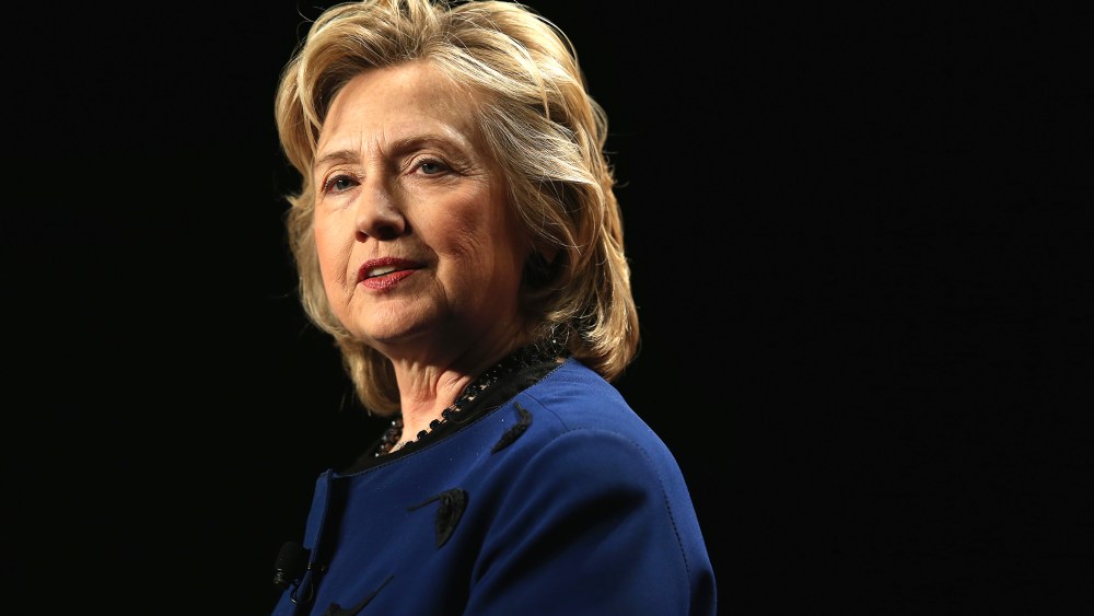 Hillary Clinton speaks during an event, Feb. 26, 2014, in Coral Gables, Fla.