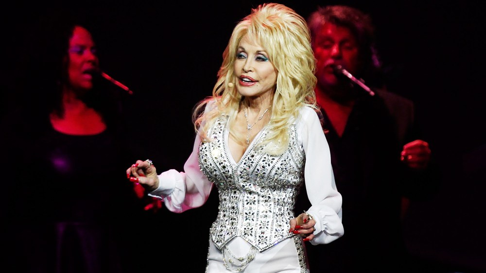 Dolly Parton performs live in Perth, Australia, Feb. 27, 2014.