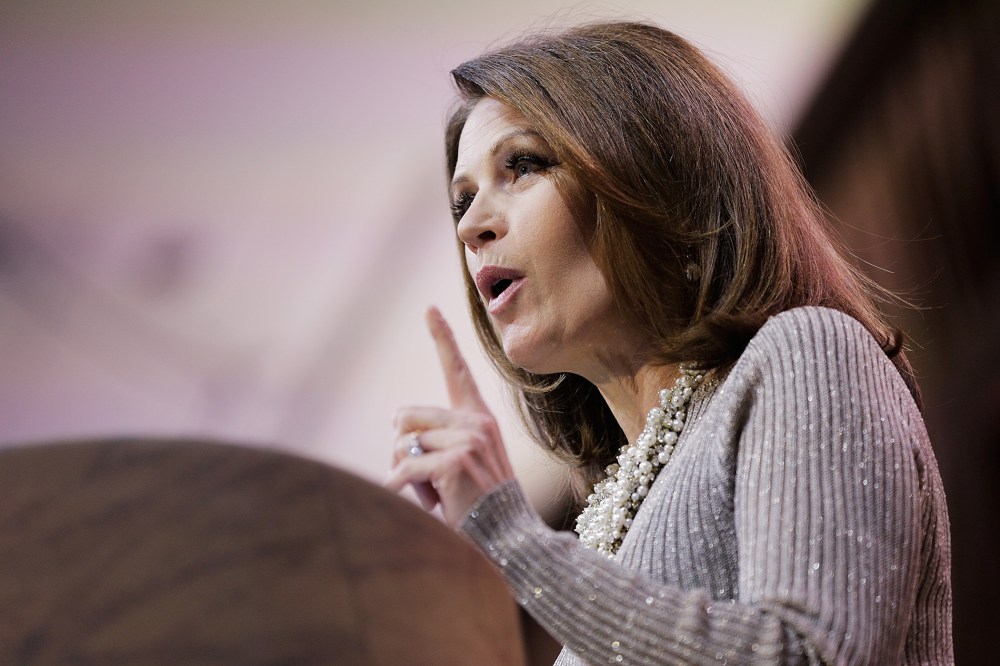 U.S. Rep. Michele Bachmann speaks at CPAC in National Harbor, Maryland, Mar. 8, 2014.