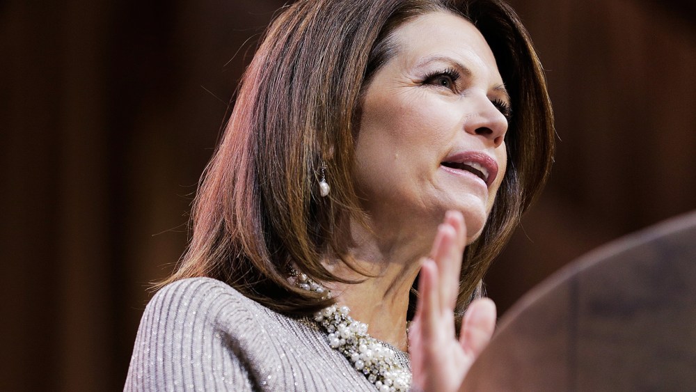Rep. Michele Bachmann (R-Minn.) speaks during the 41st annual Conservative Political Action Conference on March 8, 2014 in National Harbor, Md. (Photo by T.J. Kirkpatrick/Getty)