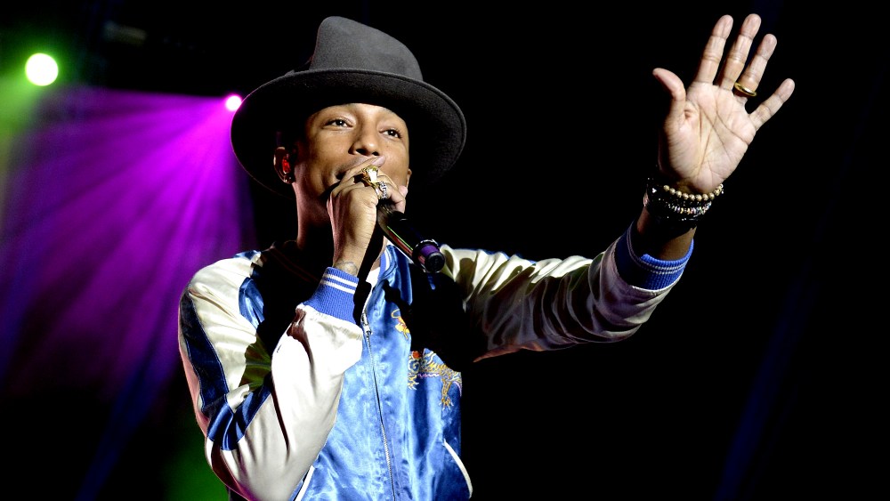Pharrell Williams performs on March 12, 2014 in Brisbane, Australia.