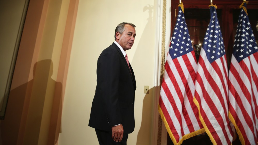 U.S. Speaker of the House Rep. John Boehner (R-OH) on Capitol Hill in Washington, DC.