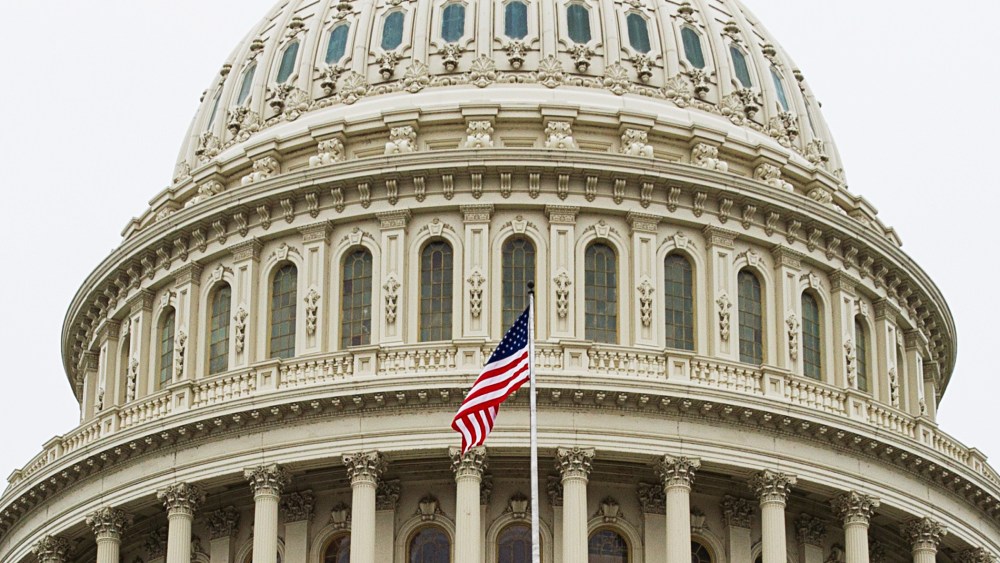 The dome of the US Capitol in Washington, DC, Mar. 19, 2014.