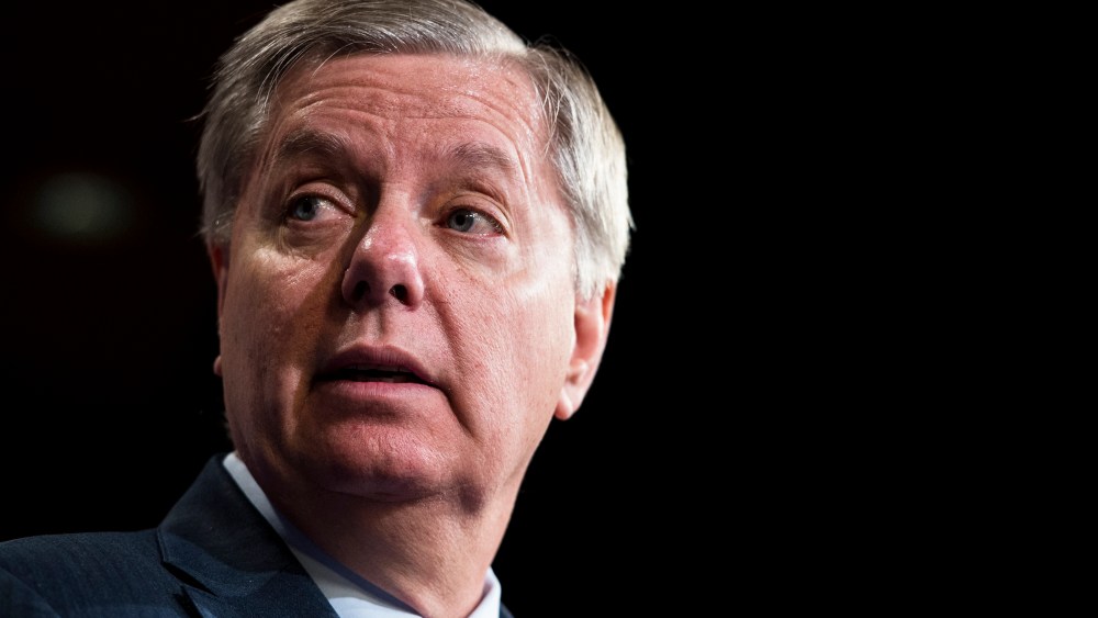 Sen. Lindsey Graham, R-S.C., speaks during a news conference, March 26, 2014, in Washington, D.C.