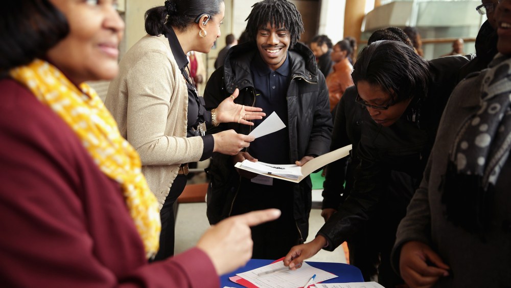 Employment Seekers Attend Job Fair In Washington DC