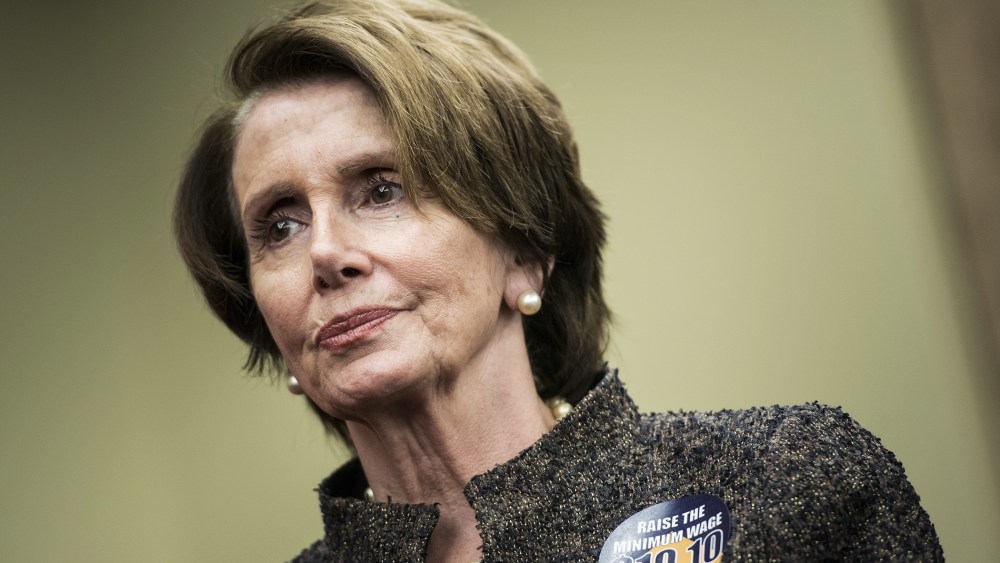 House Minority Leader Nancy Pelosi (D-Calif.) arrives for an event on Capitol Hill on April 3, 2014 in Washington, D.C.