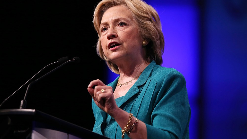 Democratic Presidential hopeful and former Secretary of State Hillary Clinton speaks on July 31, 2015 in Fort Lauderdale, Fla. (Photo by Joe Raedle/Getty)