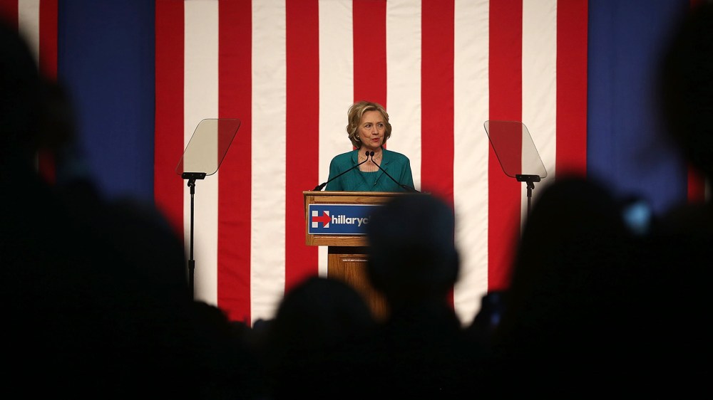 Democratic Presidential hopeful and former Secretary of State Hillary Clinton gives a policy speech at the Florida International University on July 31, 2015 in Miami, Fla. (Photo by Joe Raedle/Getty)