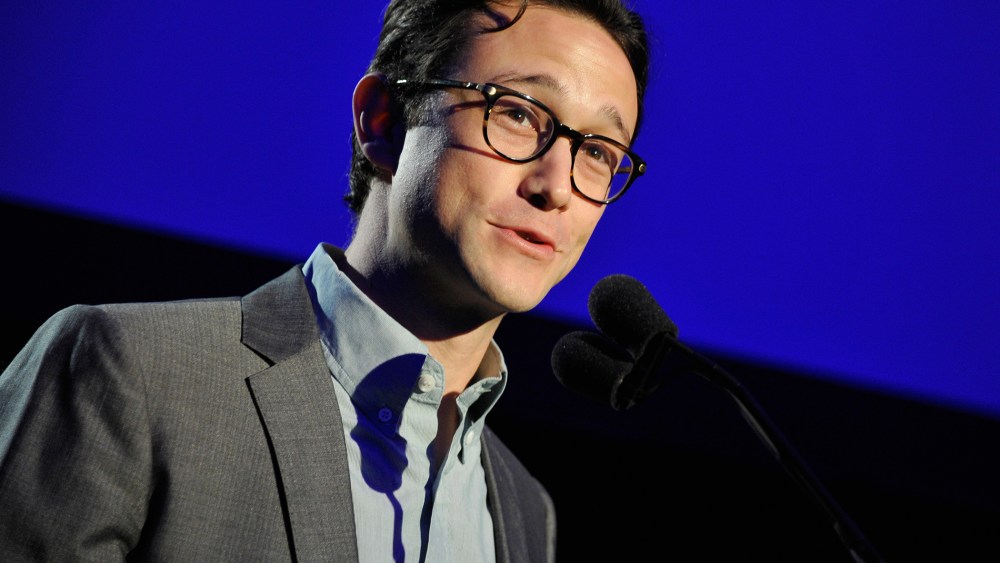 Actor Joseph Gordon-Levitt speaks onstage during an event on April 5, 2014 in Hollywood, Calif. (Photo by John Sciulli/Getty for Motion Picture & Television Fund)