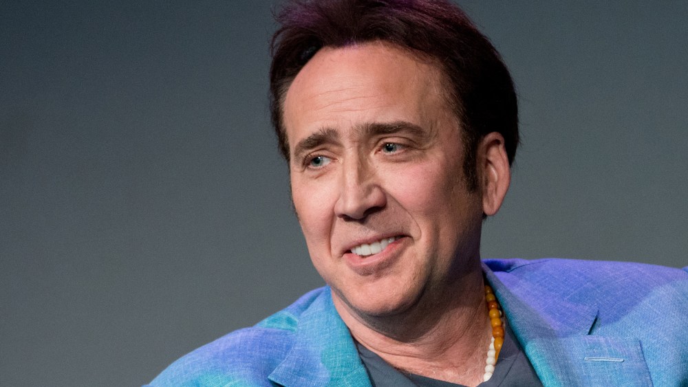Actor Nicolas Cage attends "Meet The Filmmakers" at Apple Store Soho on April 10, 2014 in New York City.  (Photo by Noam Galai/WireImage)