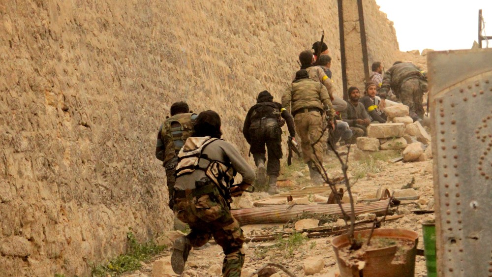 Aleppo, Syria on April 17, 2014.