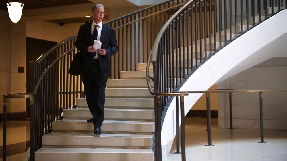 Committee chairman Rep. Trey Gowdy (R-SC) arrives for a closed-door deposition before the House Select Committee on Benghazi on Sept. 3, 2015 on Capitol Hill in Washington, D.C. (Photo by Alex Wong/Getty)